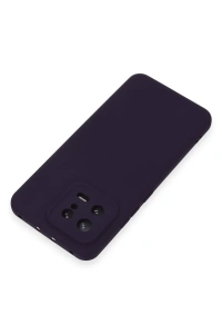 Xiaomi Mi 13 Kılıf Nano içi Kadife Silikon - Mor