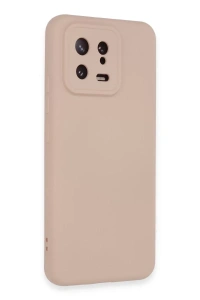 Xiaomi Mi 13 Kılıf Nano içi Kadife Silikon - Pudra