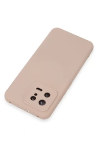 Xiaomi Mi 13 Kılıf Nano içi Kadife Silikon - Pudra
