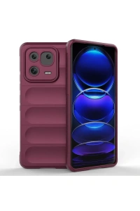 Xiaomi Mi 13 Kılıf Optimum Silikon - Bordo