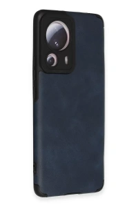 Xiaomi Mi 13 Lite Kılıf Loop Deri Silikon - Lacivert