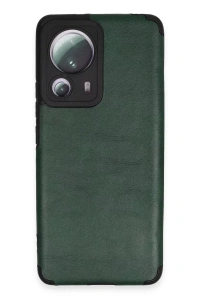 Xiaomi Mi 13 Lite Kılıf Loop Deri Silikon - Yeşil