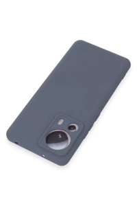Xiaomi Mi 13 Lite Kılıf Nano içi Kadife Silikon - Gri