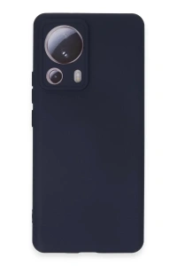 Xiaomi Mi 13 Lite Kılıf Nano içi Kadife Silikon - Lacivert