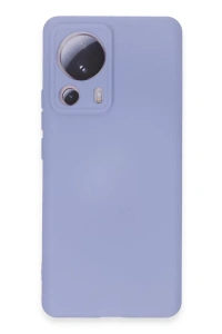 Xiaomi Mi 13 Lite Kılıf Nano içi Kadife Silikon - Lila
