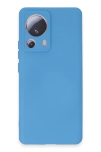 Xiaomi Mi 13 Lite Kılıf Nano içi Kadife Silikon - Mavi