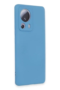 Xiaomi Mi 13 Lite Kılıf Nano içi Kadife Silikon - Mavi