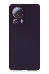 Xiaomi Mi 13 Lite Kılıf Nano içi Kadife Silikon - Mor