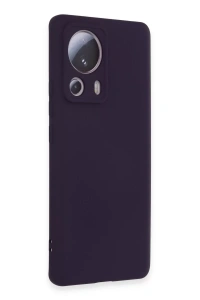 Xiaomi Mi 13 Lite Kılıf Nano içi Kadife Silikon - Mor