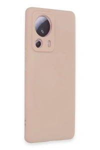 Xiaomi Mi 13 Lite Kılıf Nano içi Kadife Silikon - Pudra