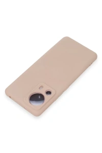 Xiaomi Mi 13 Lite Kılıf Nano içi Kadife Silikon - Pudra
