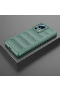Xiaomi Mi 13 Lite Kılıf Optimum Silikon - Koyu Yeşil