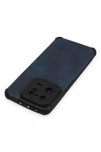Xiaomi Mi 13 Pro Kılıf Loop Deri Silikon - Lacivert