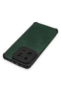 Xiaomi Mi 13 Pro Kılıf Loop Deri Silikon - Yeşil
