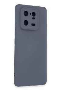 Xiaomi Mi 13 Pro Kılıf Nano içi Kadife Silikon - Gri