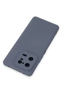 Xiaomi Mi 13 Pro Kılıf Nano içi Kadife Silikon - Gri