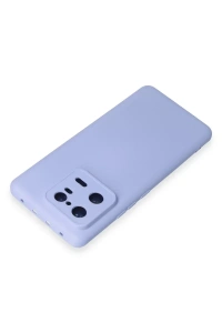 Xiaomi Mi 13 Pro Kılıf Nano içi Kadife Silikon - Lila