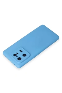 Xiaomi Mi 13 Pro Kılıf Nano içi Kadife Silikon - Mavi
