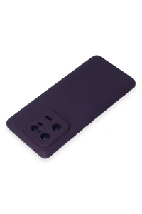 Xiaomi Mi 13 Pro Kılıf Nano içi Kadife Silikon - Mor