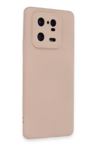 Xiaomi Mi 13 Pro Kılıf Nano içi Kadife Silikon - Pudra