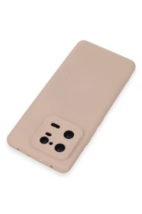 Xiaomi Mi 13 Pro Kılıf Nano içi Kadife Silikon - Pudra