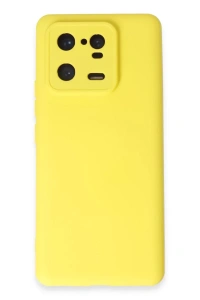 Xiaomi Mi 13 Pro Kılıf Nano içi Kadife Silikon - Sarı
