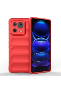Xiaomi Mi 13 Pro Kılıf Optimum Silikon - Kırmızı