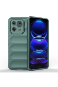 Xiaomi Mi 13 Pro Kılıf Optimum Silikon - Koyu Yeşil