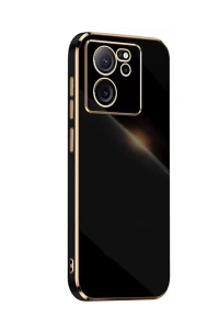 Xiaomi Mi 13T Pro Kılıf Volet Silikon - Siyah