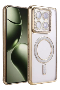 Xiaomi Mi 14T Pro Joke Simli Magneticsafe Kılıf - Gold