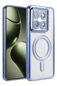 Xiaomi Mi 14T Pro Joke Simli Magneticsafe Kılıf - Mavi