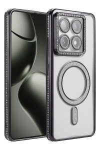 Xiaomi Mi 14T Pro Joke Simli Magneticsafe Kılıf - Siyah