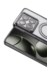 Xiaomi Mi 14T Pro Joke Simli Magneticsafe Kılıf - Siyah