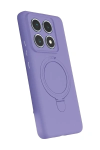 Xiaomi Mi 14T Pro Regal Magsafe Standlı Kapak - Lila