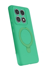 Xiaomi Mi 14T Pro Regal Magsafe Standlı Kapak - Yeşil