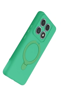 Xiaomi Mi 14T Pro Regal Magsafe Standlı Kapak - Yeşil