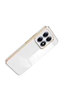 Xiaomi Mi 14T Pro Volet Silikon - Beyaz