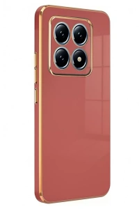 Xiaomi Mi 14T Pro Volet Silikon - Kırmızı