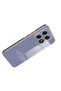 Xiaomi Mi 14T Pro Volet Silikon - Mavi