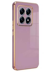 Xiaomi Mi 14T Pro Volet Silikon - Mor