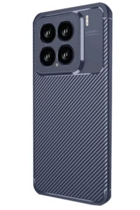 Xiaomi Mi 15 Kılıf Auto Focus Karbon Kapak - Lacivert