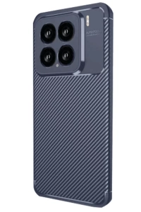 Xiaomi Mi 15 Kılıf Auto Focus Karbon Kapak - Lacivert