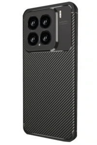 Xiaomi Mi 15 Kılıf Auto Focus Karbon Kapak - Siyah