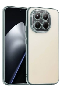 Xiaomi Mi 15 Lensli Silikon - Gümüş