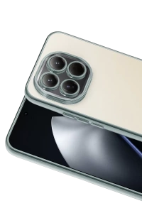 Xiaomi Mi 15 Lensli Silikon - Gümüş
