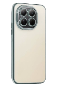 Xiaomi Mi 15 Lensli Silikon - Gümüş