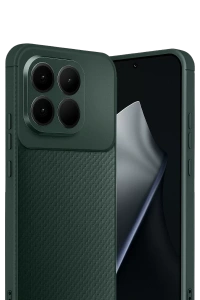 Xiaomi Mi 15T Auto Focus Karbon Kapak - Koyu Yeşil