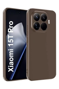 Xiaomi Mi 15T Pro First Silikon - Kahverengi