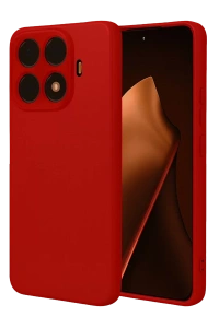 Xiaomi Mi 15T Pro Nano içi Kadife Silikon - Kırmızı