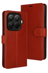Xiaomi Mi 15T Pro Trend S Plus Kapaklı Kılıf - Kırmızı